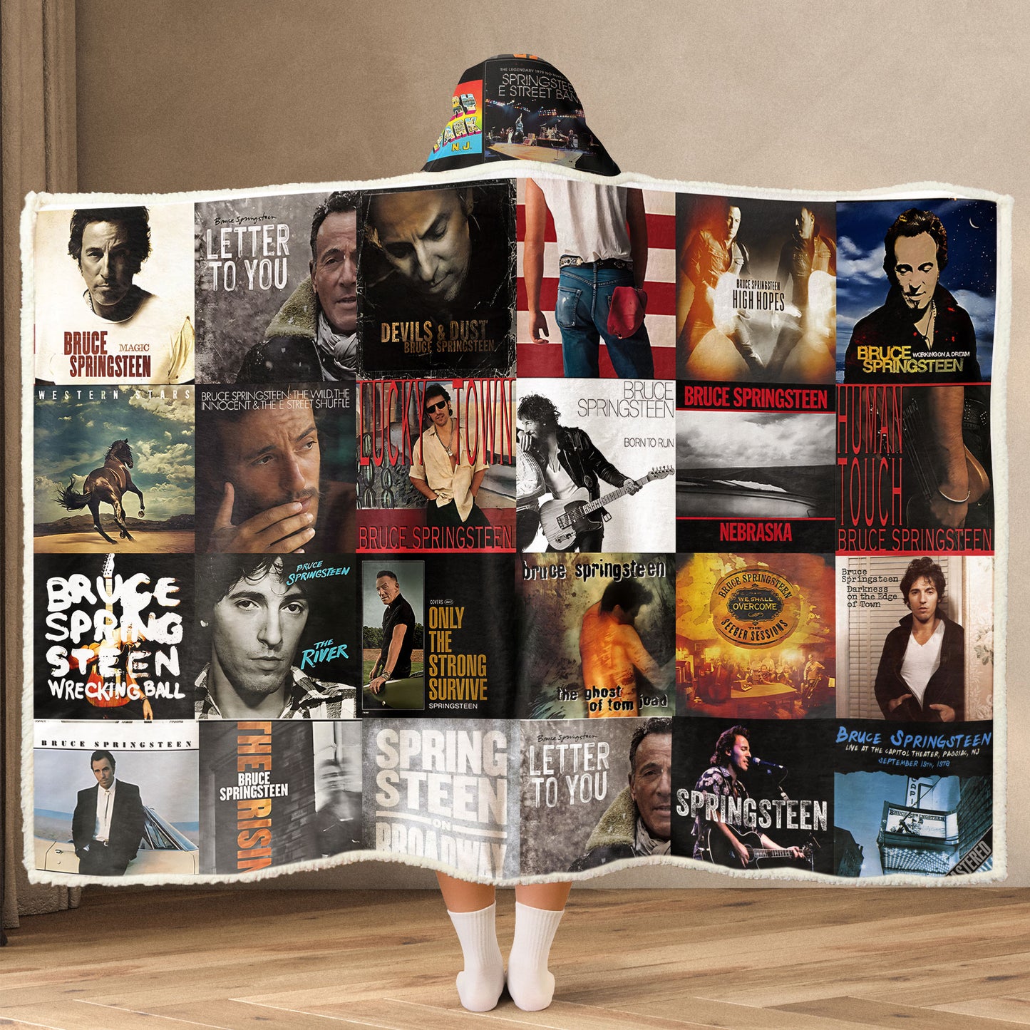 Bruce Springsteen Wearable Hooded Blanket – The Heartland Sound of an American Legend