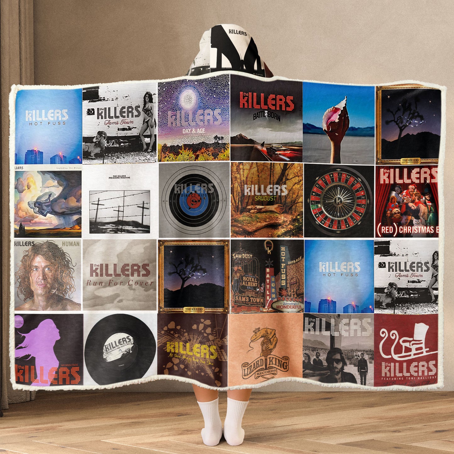 The Killers Wearable Hooded Blanket – A Warm Embrace of Indie Rock Memories