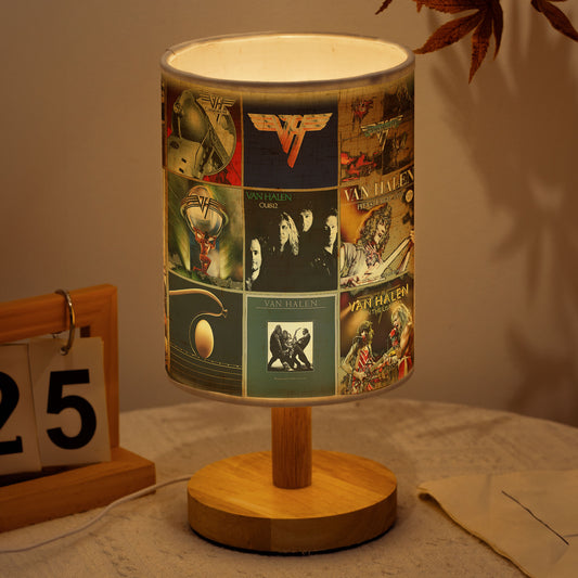 Van Halen Album Cover Fabric Lamp – Classic Rock Home Decor