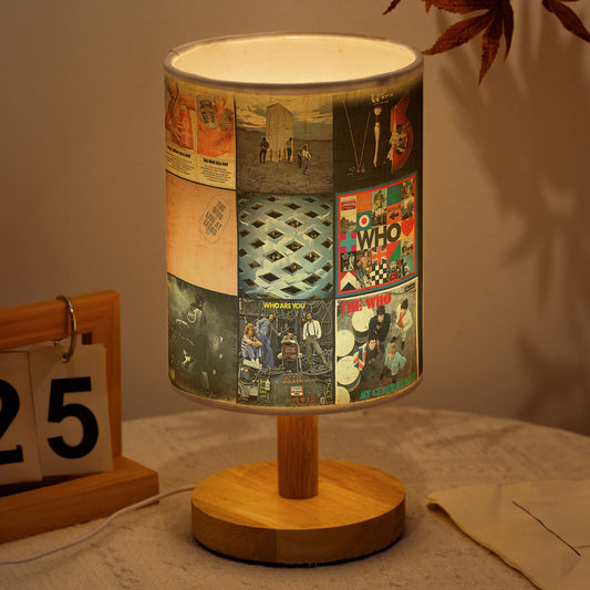 The Who Album Cover Fabric Lamp – Classic Rock Legends Table Light