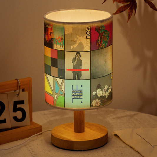 New Order Album Cover Lamp – Retro Synth-Pop Music Table Light