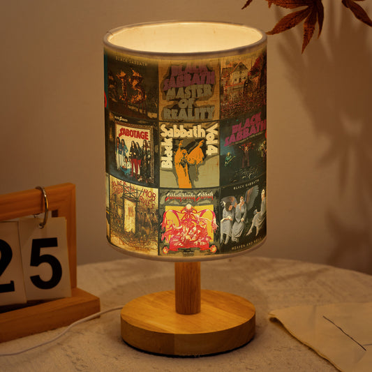 Black Sabbath Album Cover Fabric Lamp – Retro Rock Night Light