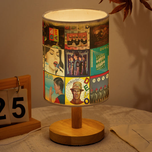Retro DEVO Lamp - Vintage Album Cover Lampshade