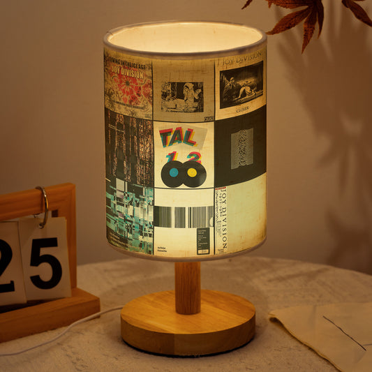 Joy Division Album Art Fabric Lamp – Post-Punk Home Decor