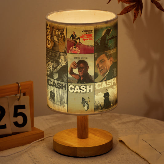 Johnny Cash Album Tribute Fabric Lamp – A Timeless Glow for True Fans