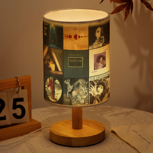 Kate Bush Album Cover Collage Fabric Lamp