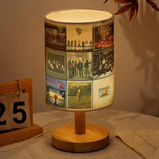 Allman Brothers Band Album Art Fabric Lamp – Classic Rock Music Home Decor