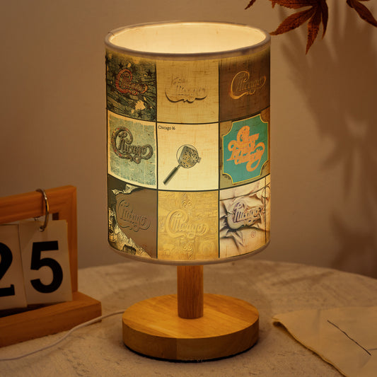 Chicago Album Fabric Lamp – A Classic Glow for True Fans