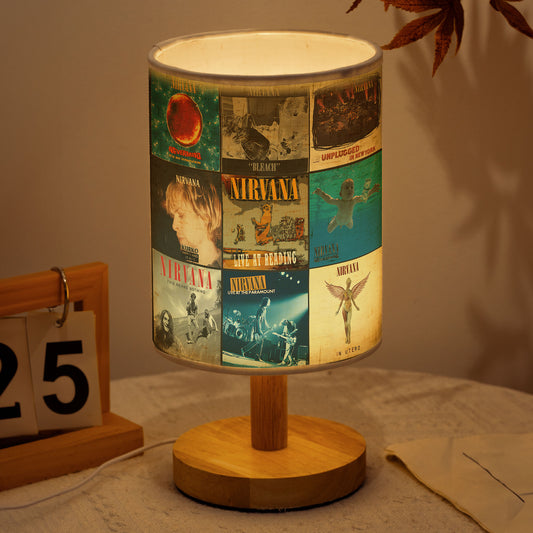 Nirvana Album Fabric Lamp – Keep the Grunge Spirit Alive