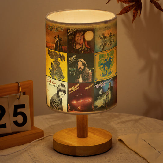 Bob Seger Album Art Table Fabric Lamp – Light Up Classic Rock Vibes