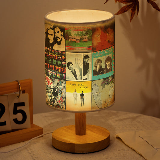 Hall & Oates Album Art Fabric Lamp – Retro Music Home Decor
