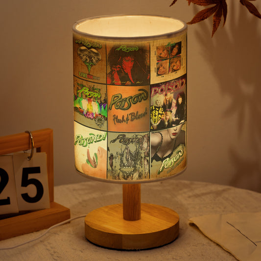 🎸 Poison Album Cover Lamp – Glam Rock Room Decor for 80s Music Lovers