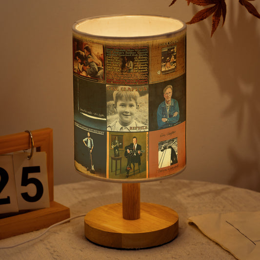 Eric Clapton Album Art Fabric Lamp – Vintage Blues Rock Legend Night Light