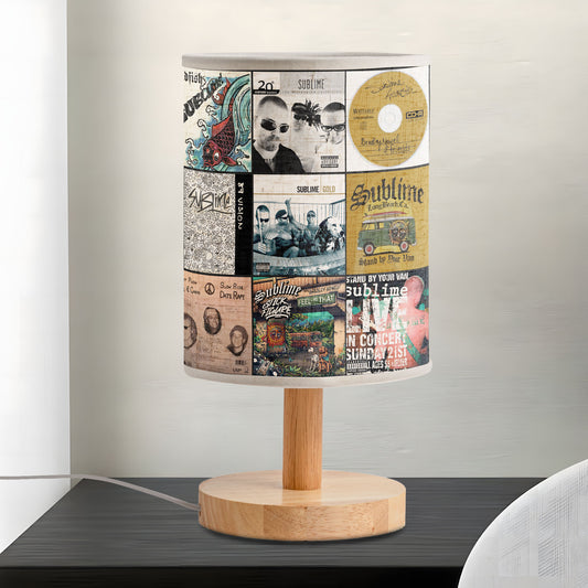 Sublime Album Collage Lamp – Vintage Reggae Punk Tribute Light