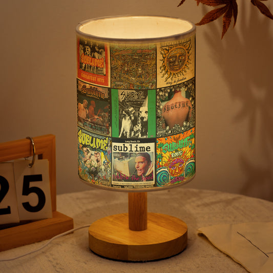 Sublime Album Collage Lamp – Vintage Reggae Punk Tribute Light