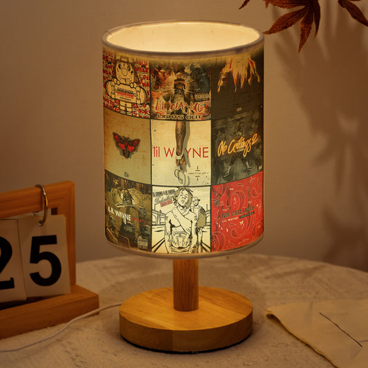 Lil Wayne Album Collage Lamp – Hip-Hop Legend Inspired Room Light