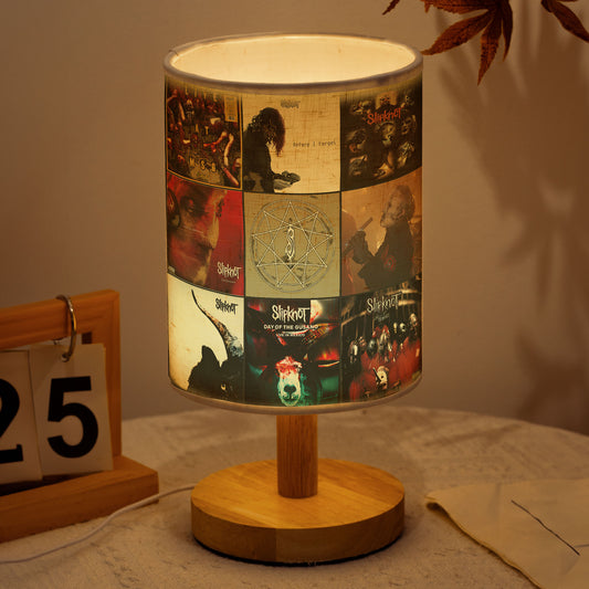 Slipknot Album Collage Lamp – Metalhead Ambient Light