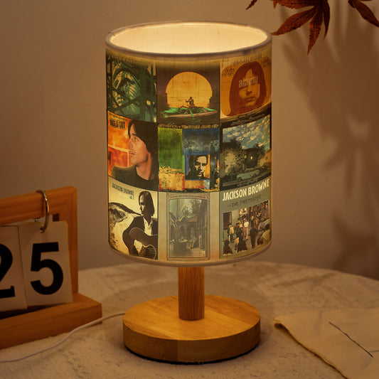 Jackson Browne Albums Fabric Lamp – Light That Echoes the Sound of the ’70s