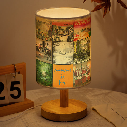Weezer Album Collage Lamp – Indie Rock Tribute Light for Music Lovers