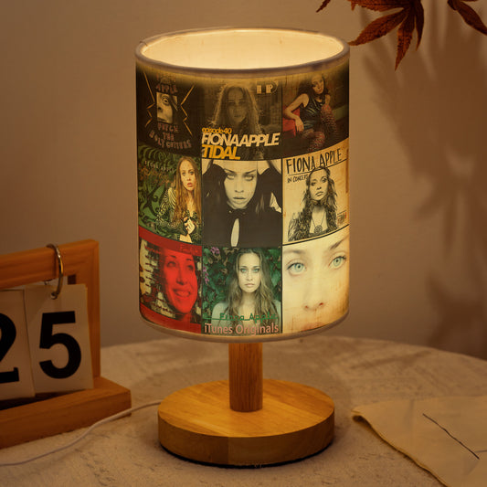 Fiona Apple Albums Fabric Lamp – Art Pop Icon Table Light