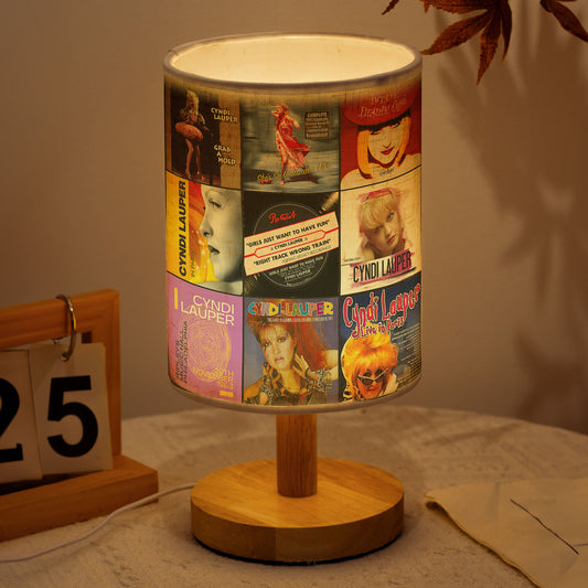 Cyndi Lauper Album Art Lamp – Retro Pop Music Décor Light for 80s Lovers