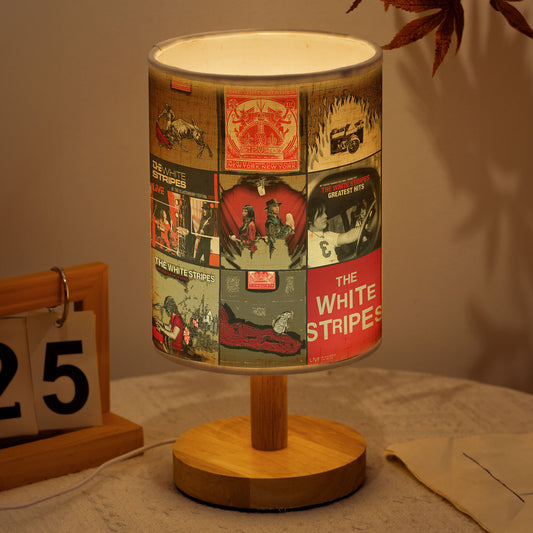 The White Stripes Album Art Lamp – Rock Band Music Lamp for Indie & Vinyl Lovers