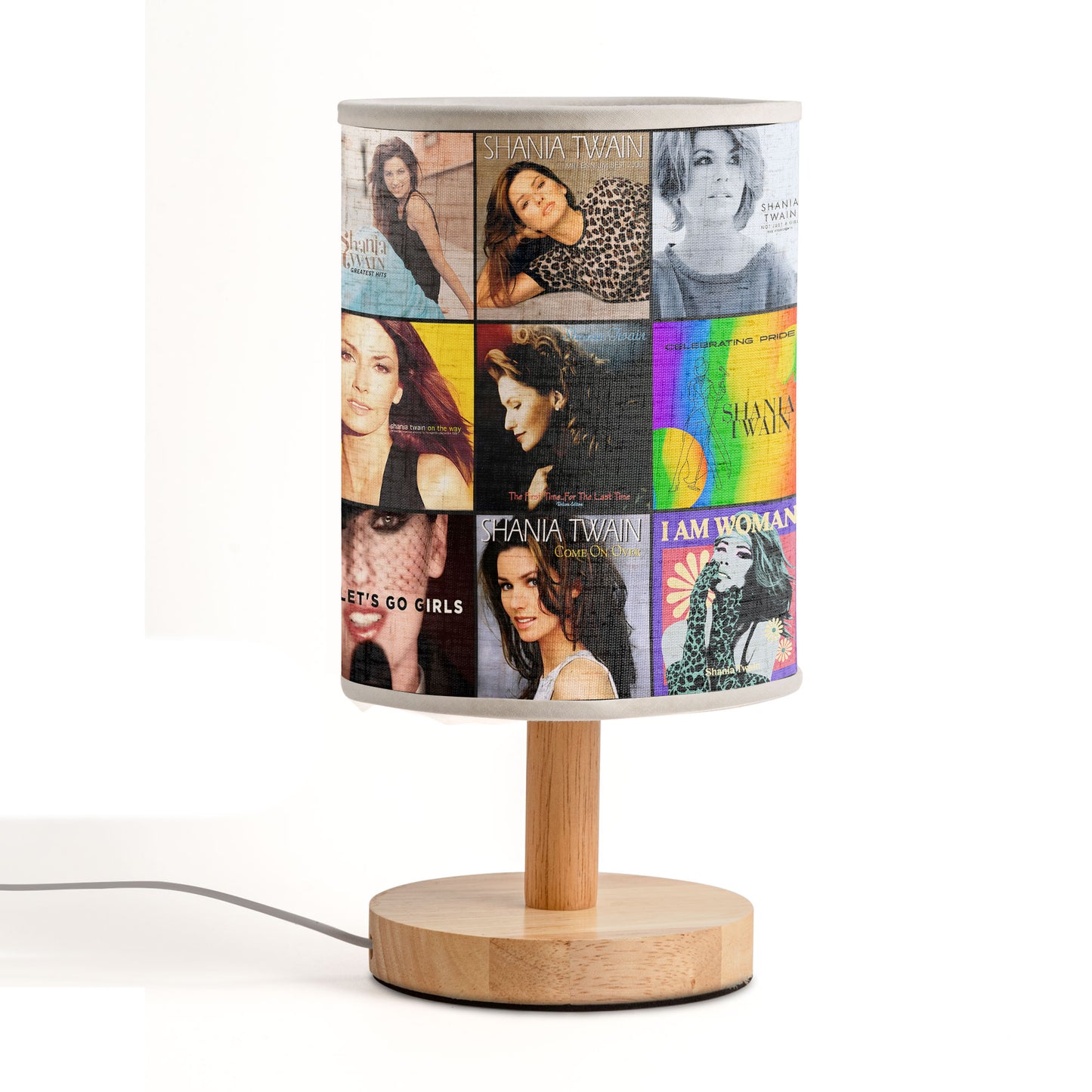 Shania Twain Album Art Lamp – Country Pop Music Lamp for Fans & Retro Home Décor
