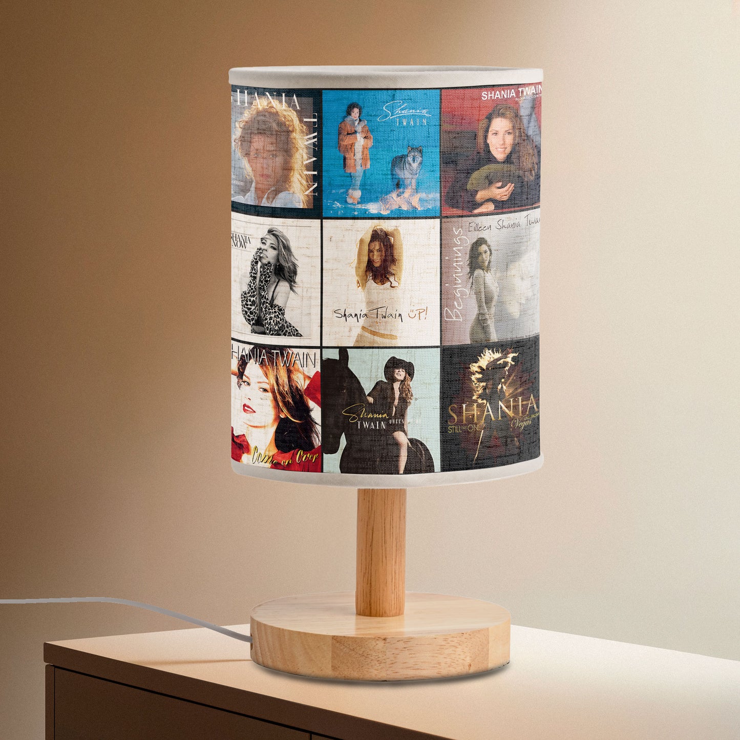 Shania Twain Album Art Lamp – Country Pop Music Lamp for Fans & Retro Home Décor