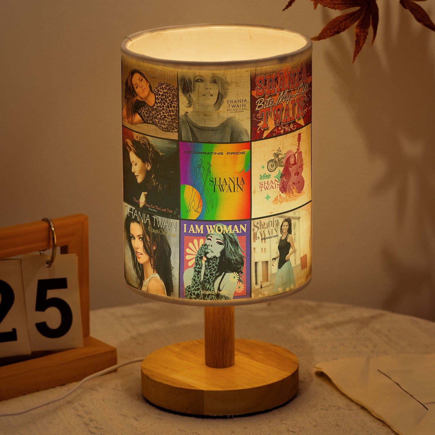 Shania Twain Album Art Lamp – Country Pop Music Lamp for Fans & Retro Home Décor