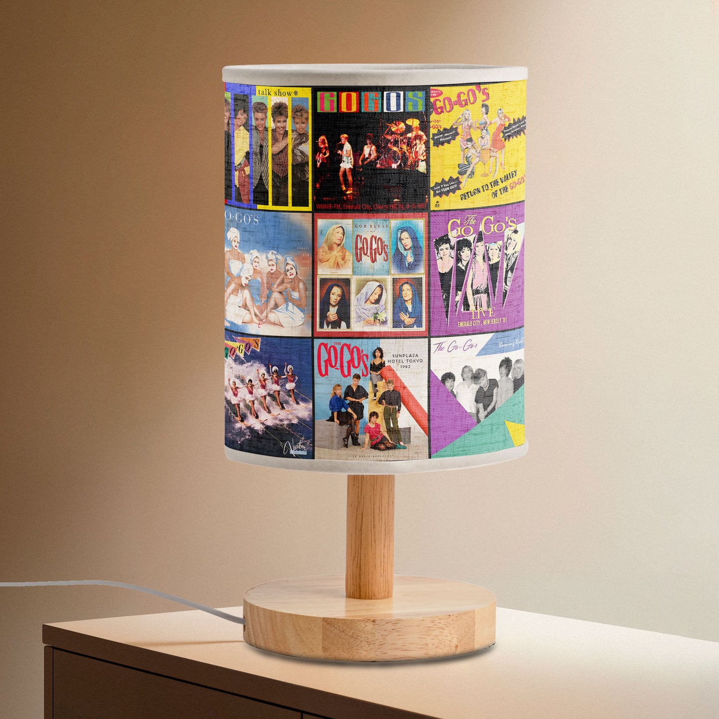 The Go-Go’s Album Art Lamp – 80s Rock Girl Band Lamp for Retro Music Lovers