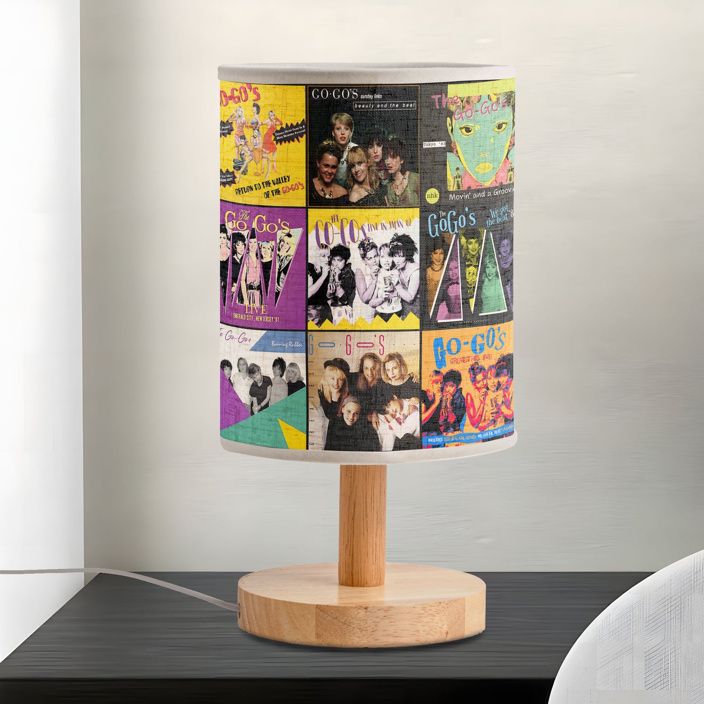 The Go-Go’s Album Art Lamp – 80s Rock Girl Band Lamp for Retro Music Lovers