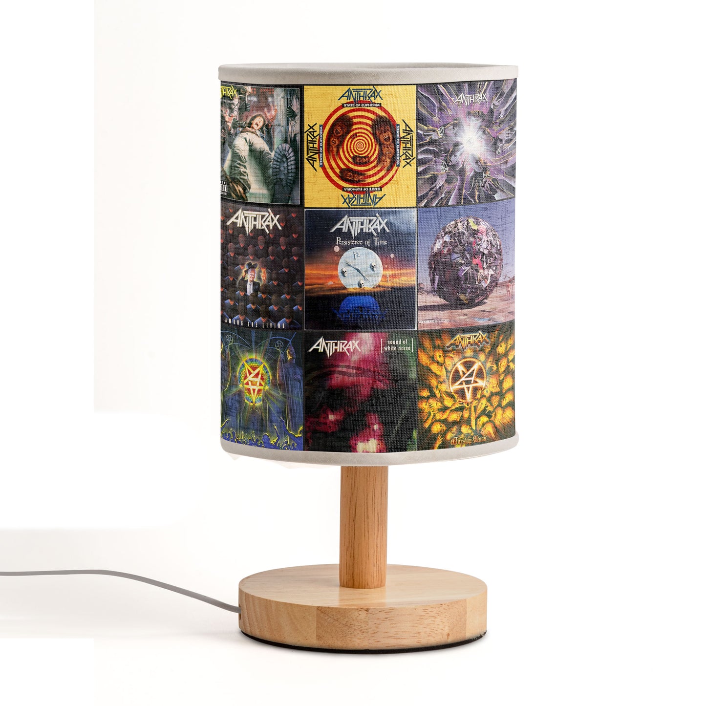 Anthrax Fabric Lamp – Thrash Metal Vibes in Every Glow ⚡🔥