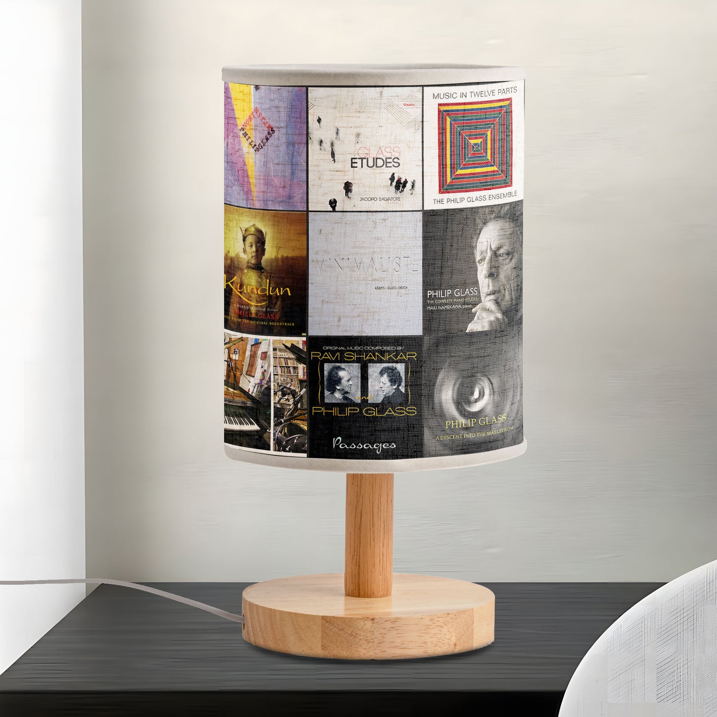 Philip Glass Lamp – Minimalist Light for Modern Minds 🎶✨