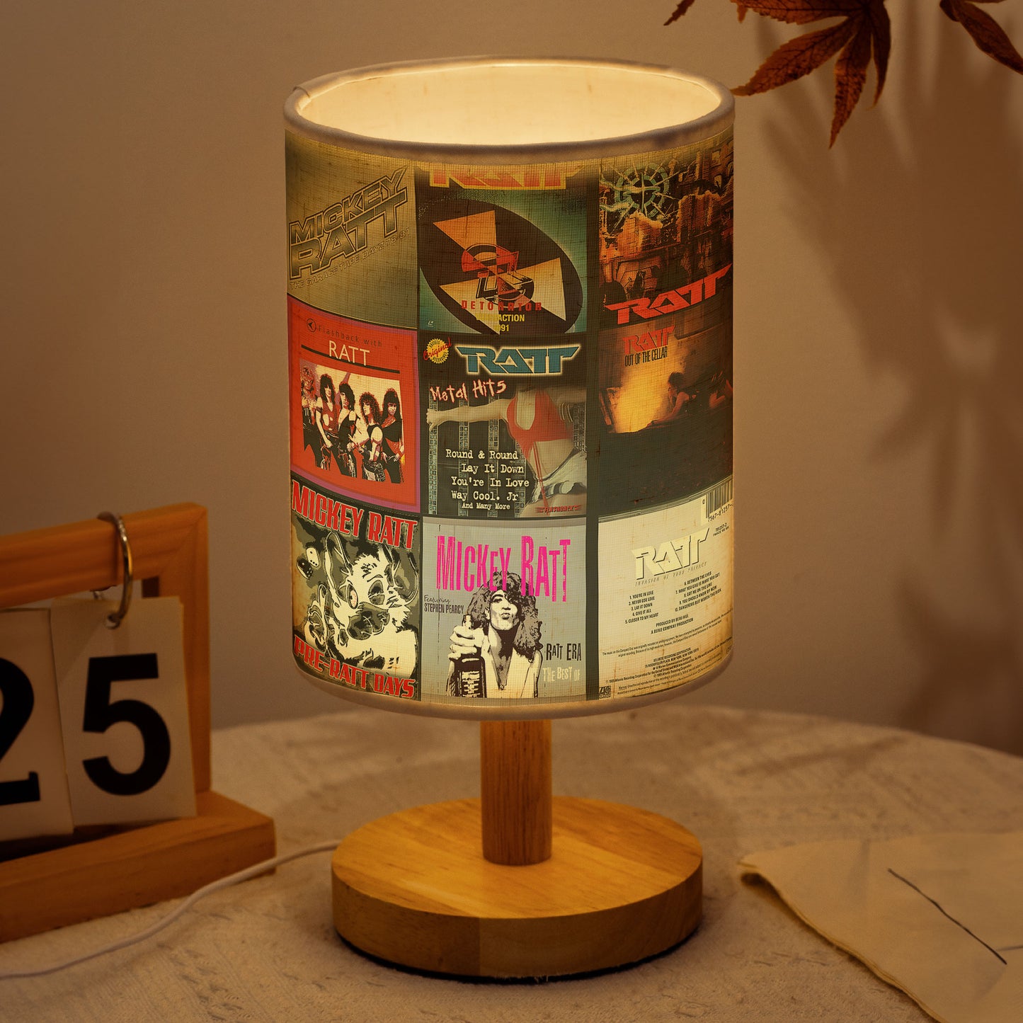 Ratt Fabric Lamp – Glam Metal Glow for True Rockers