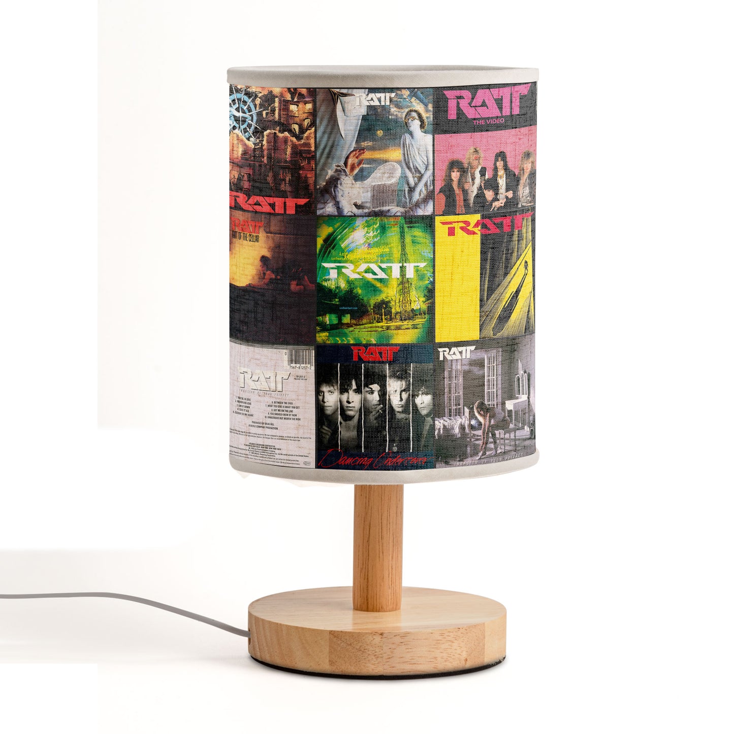 Ratt Fabric Lamp – Glam Metal Glow for True Rockers