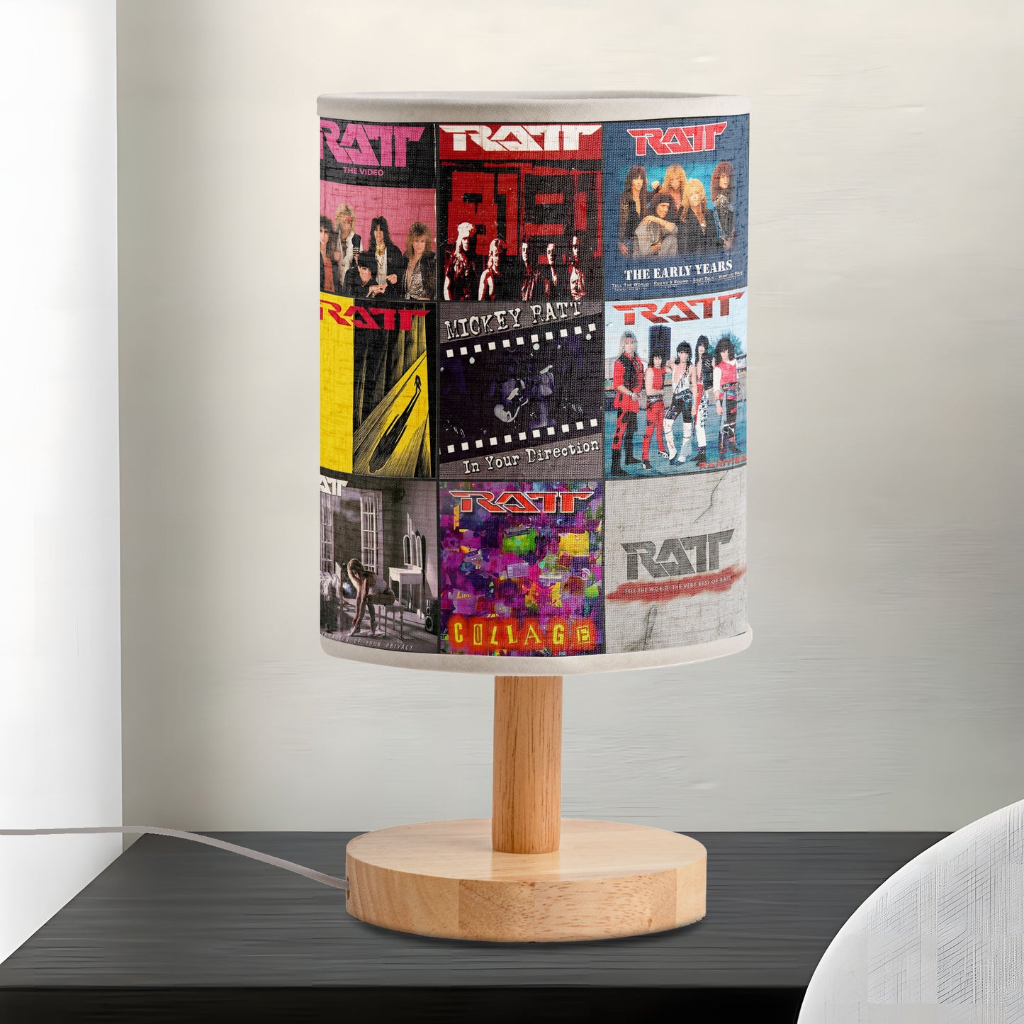 Ratt Fabric Lamp – Glam Metal Glow for True Rockers