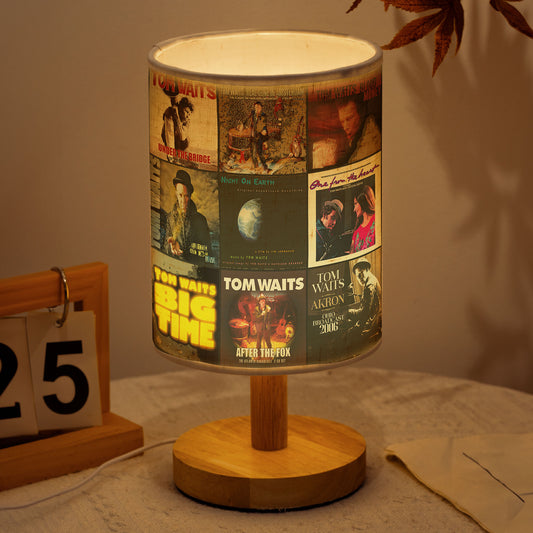 Tom Waits Fabric Lamp – Moody Glow for Dreamers & Drifters