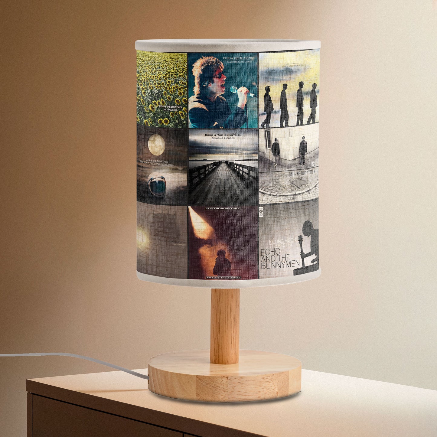 Echo & The Bunnymen Fabric Lamp – Dreamy Glow for 80s Soul Seekers