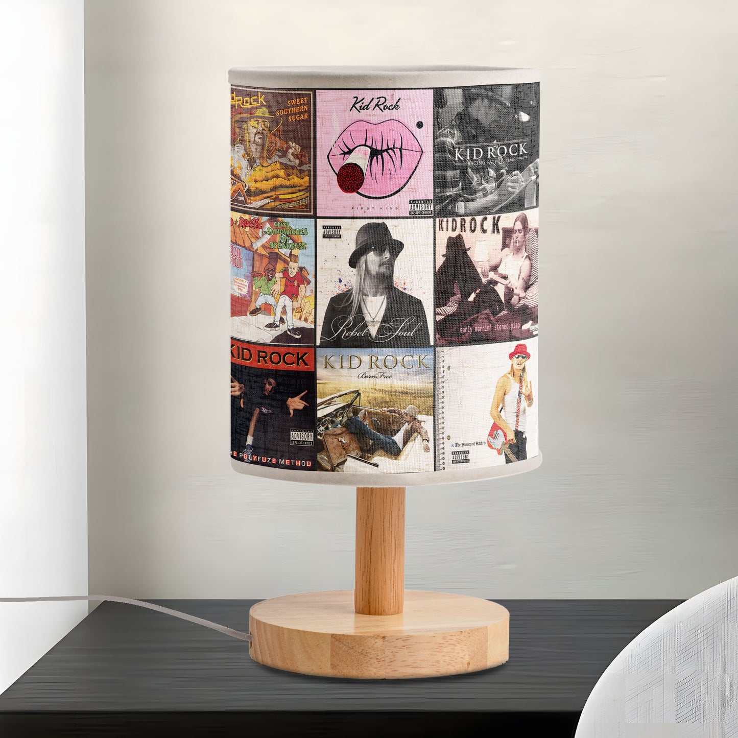 Kid Rock Fabric Lamp – Light Up Your Space with Rebel Energy