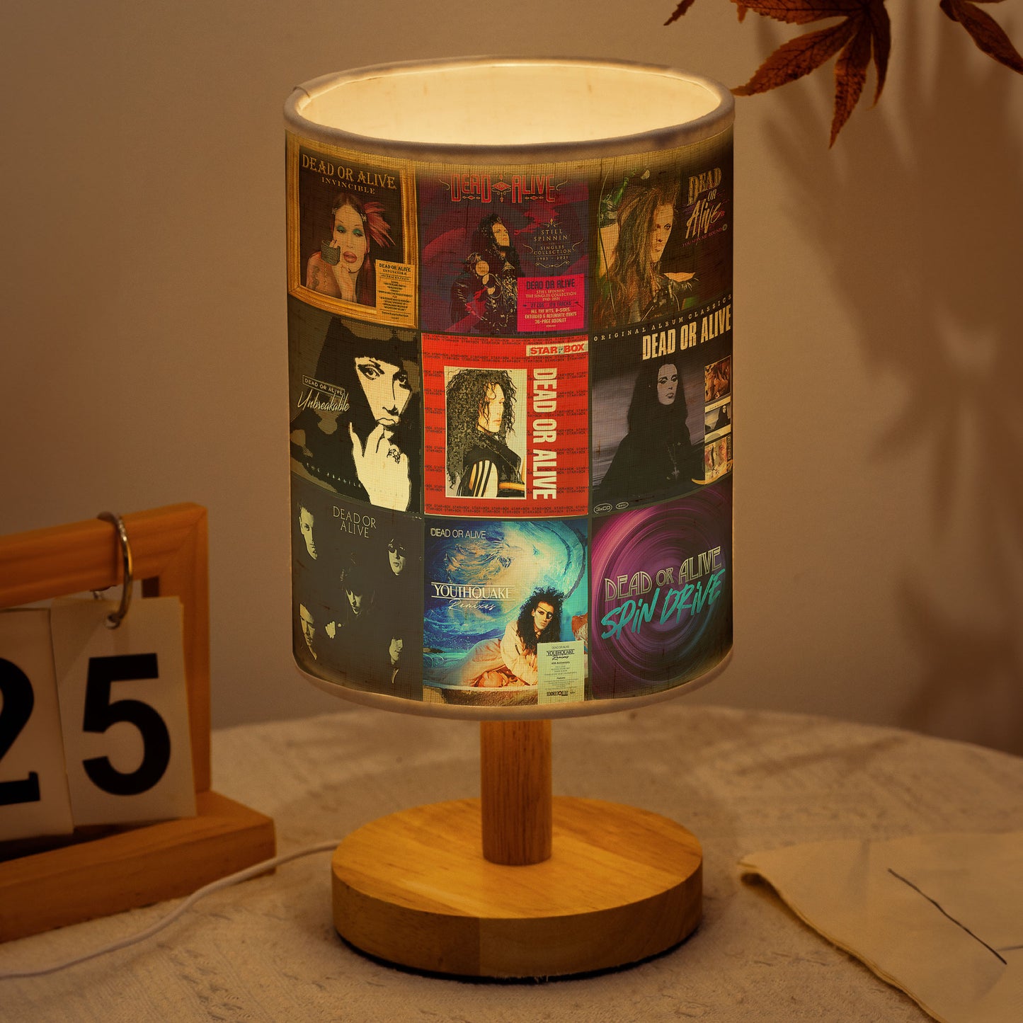 Dead or Alive Fabric Lamp – Spin the Light, Feel the Beat