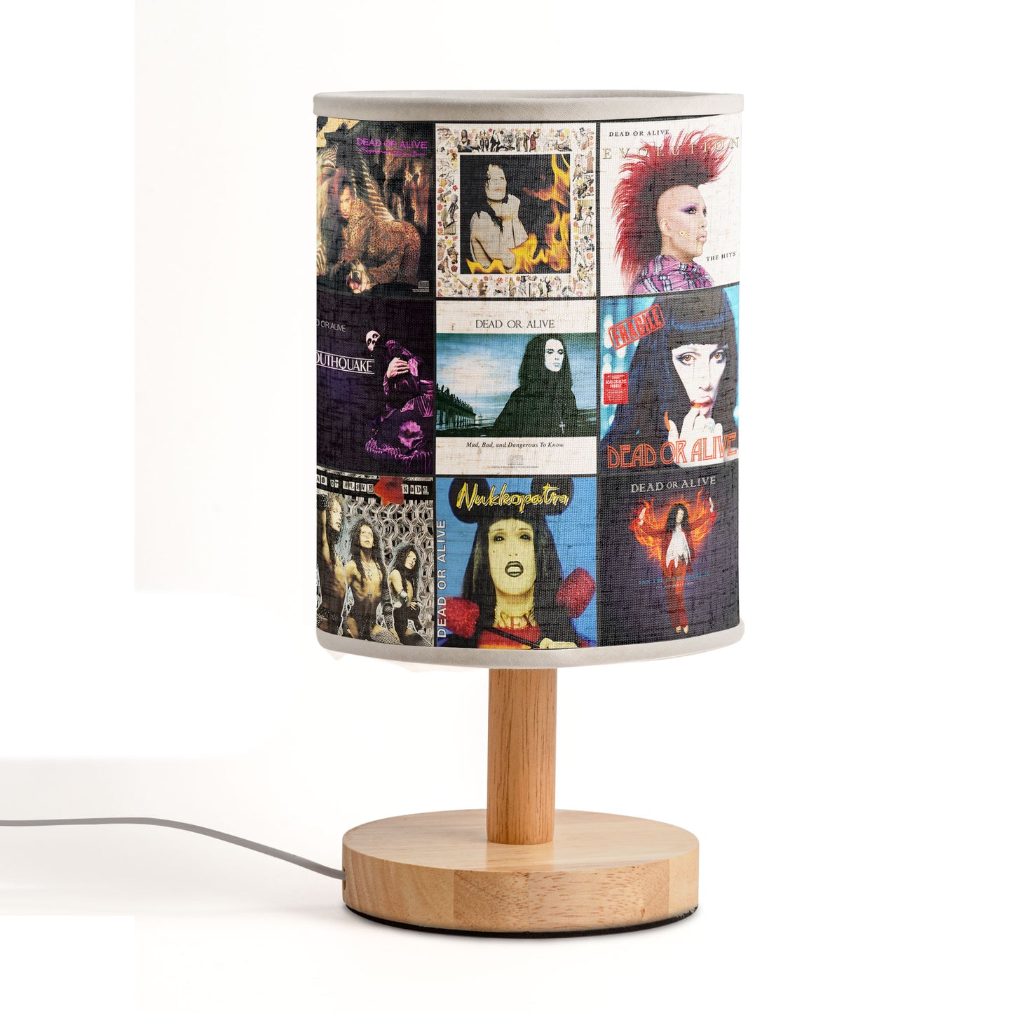 Dead or Alive Fabric Lamp – Spin the Light, Feel the Beat