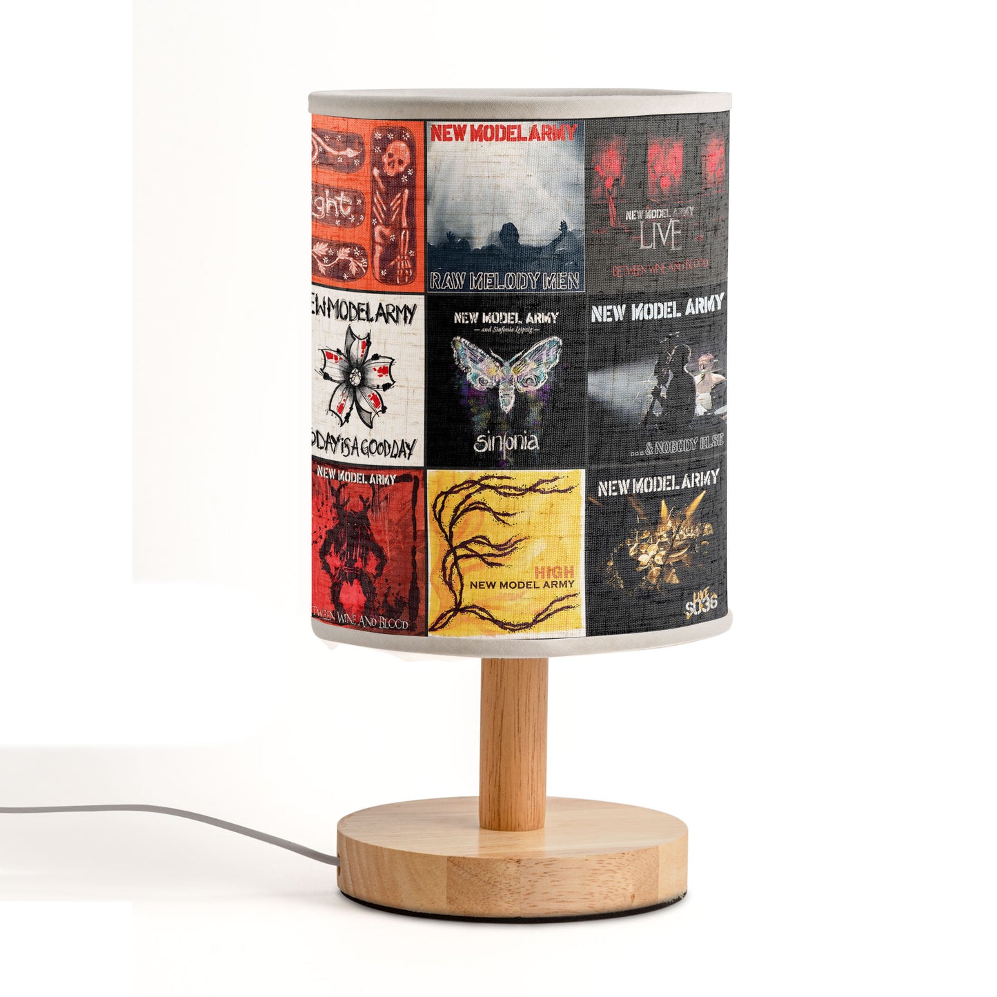 New Model Army Album Cover Table Lamp – Retro Music Art Decor
