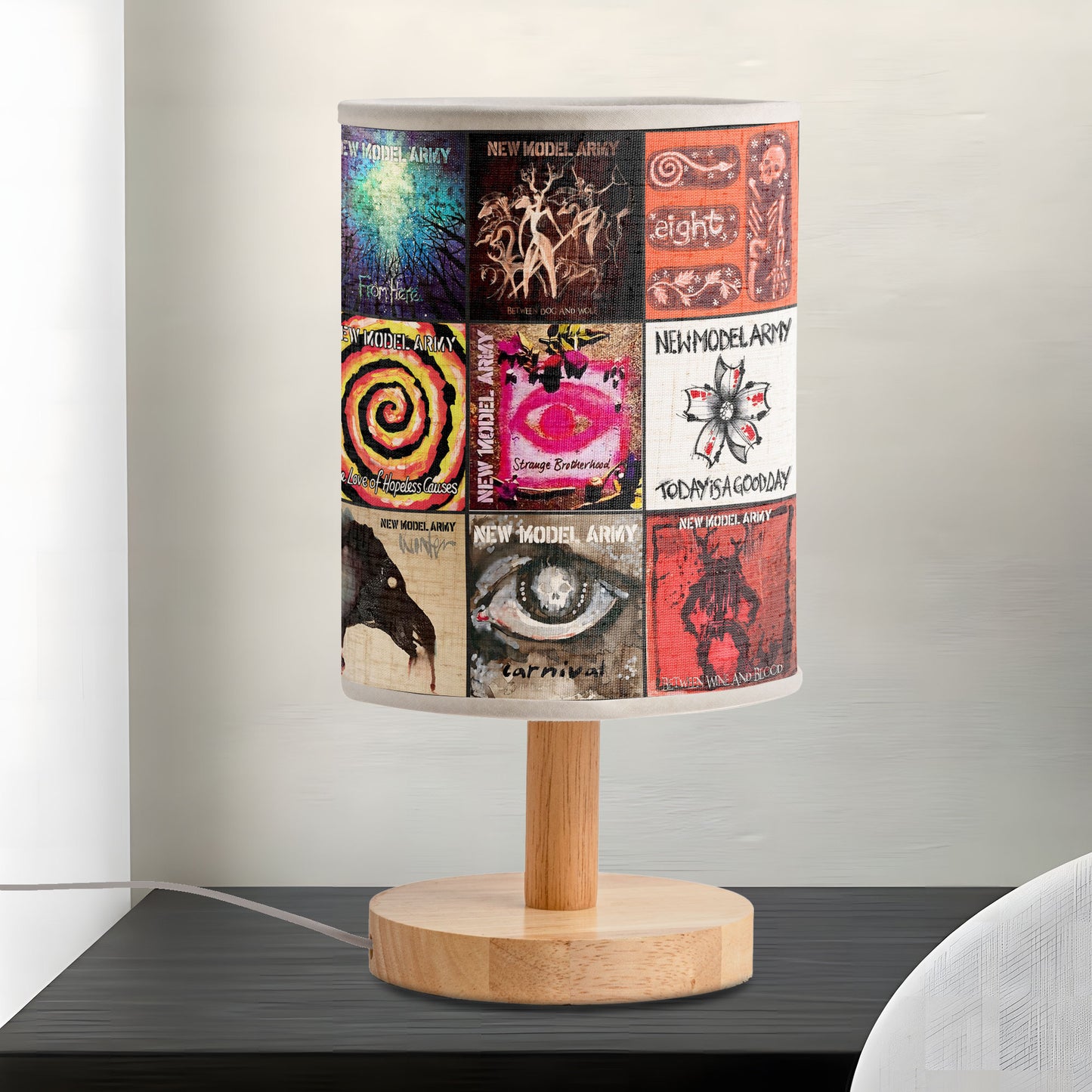 New Model Army Album Cover Table Lamp – Retro Music Art Decor