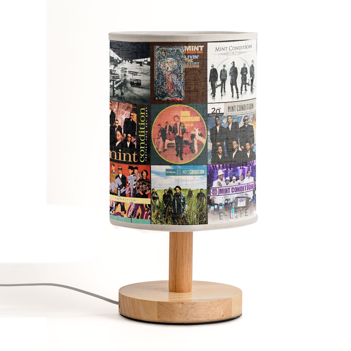 Mint Condition Album Cover Table Lamp – Retro Soul R&B Music Decor