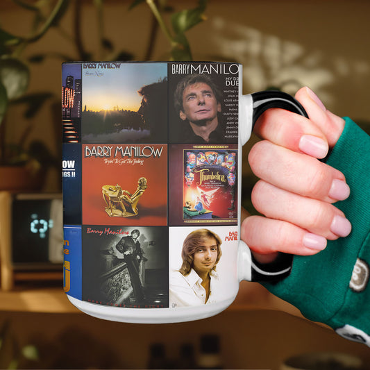 Barry Manilow Accent Mug – A Melody of Love and Memories