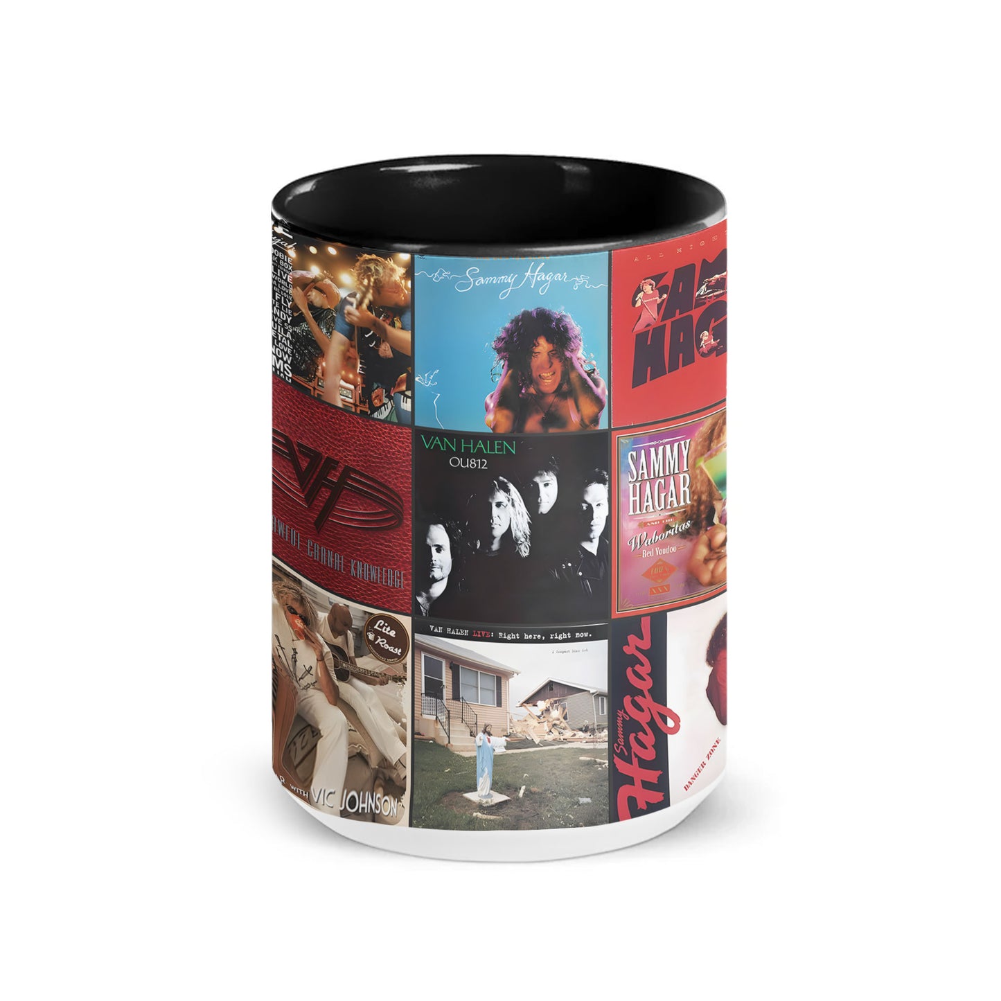 Sammy Hagar & Van Halen Accent Mug – Rock Legends Album Art Collection
