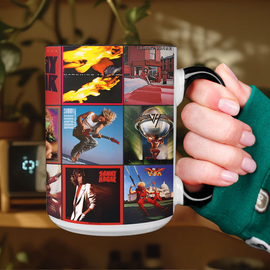 Sammy Hagar & Van Halen Accent Mug – Rock Legends Album Art Collection