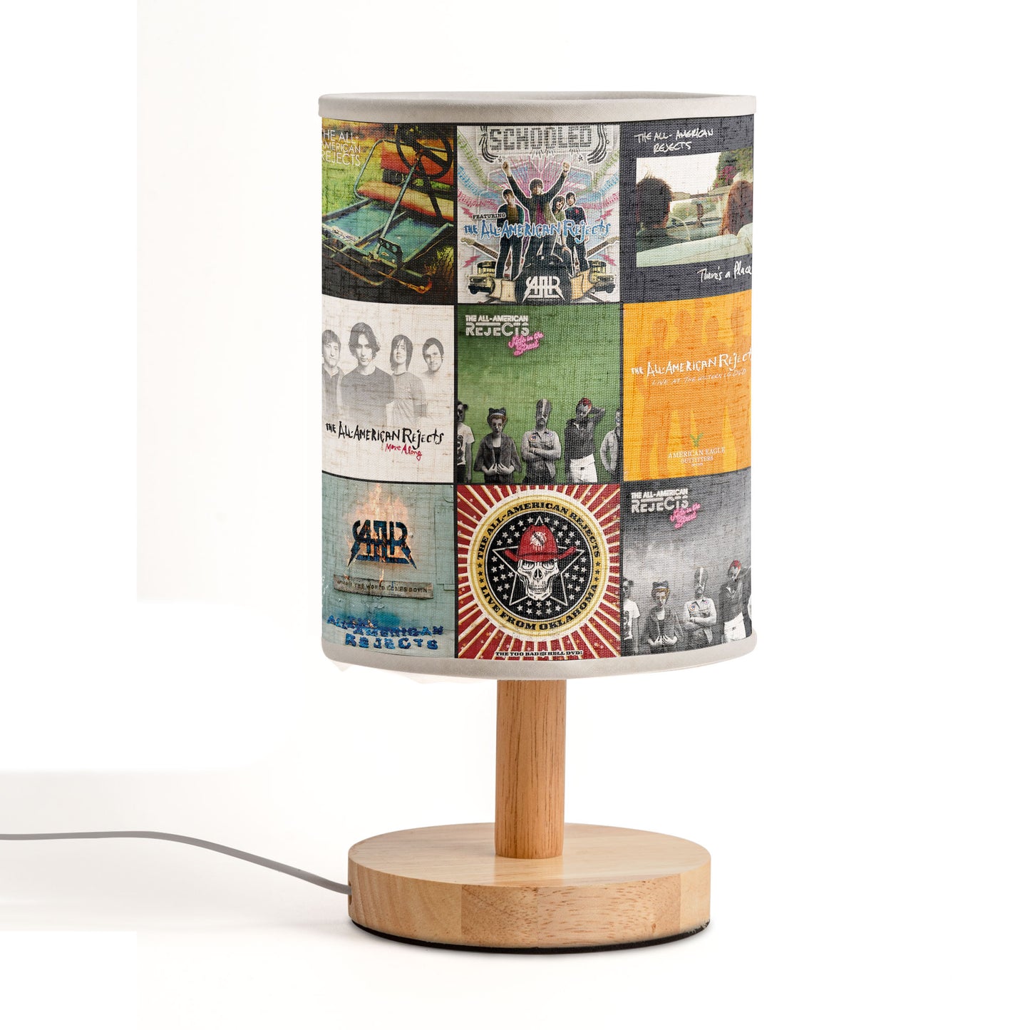 The All-American Rejects Fabric Lamp – Light Up Your Nights with Rock Memories
