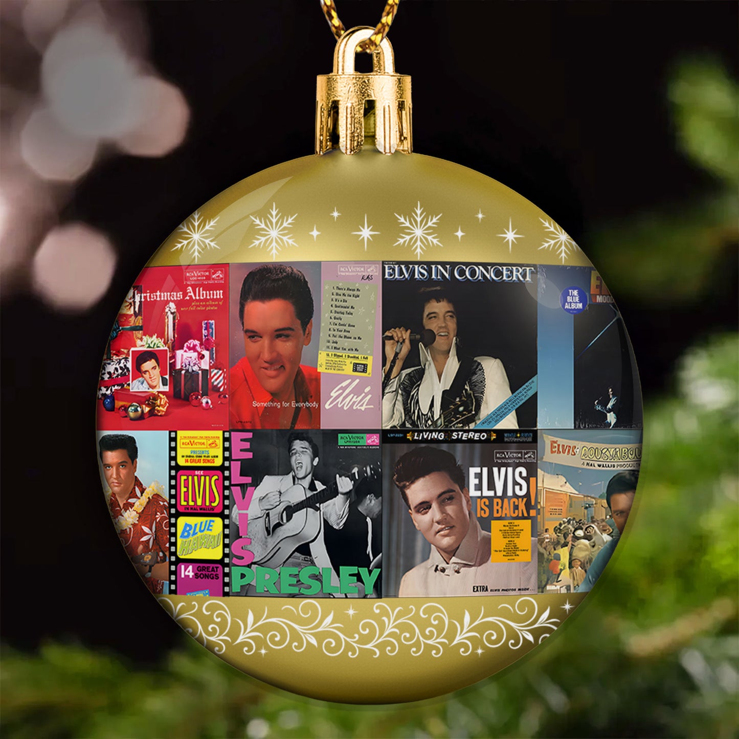 Elvis Presley Ball Ornament – A Rock ’n’ Roll Legend Wrapped in Holiday Spirit