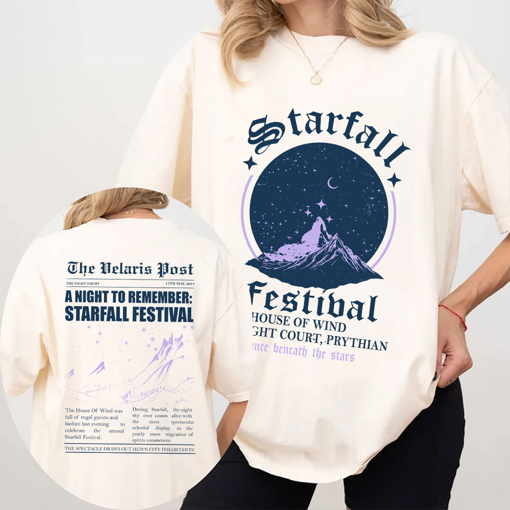 "Starfall Festival" Night Court Tee - Starfall shirt